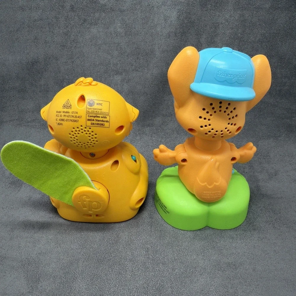 Fisher-Price Linkimals SMALL Opposites Fox & Boppin' Beaver Musical Toys